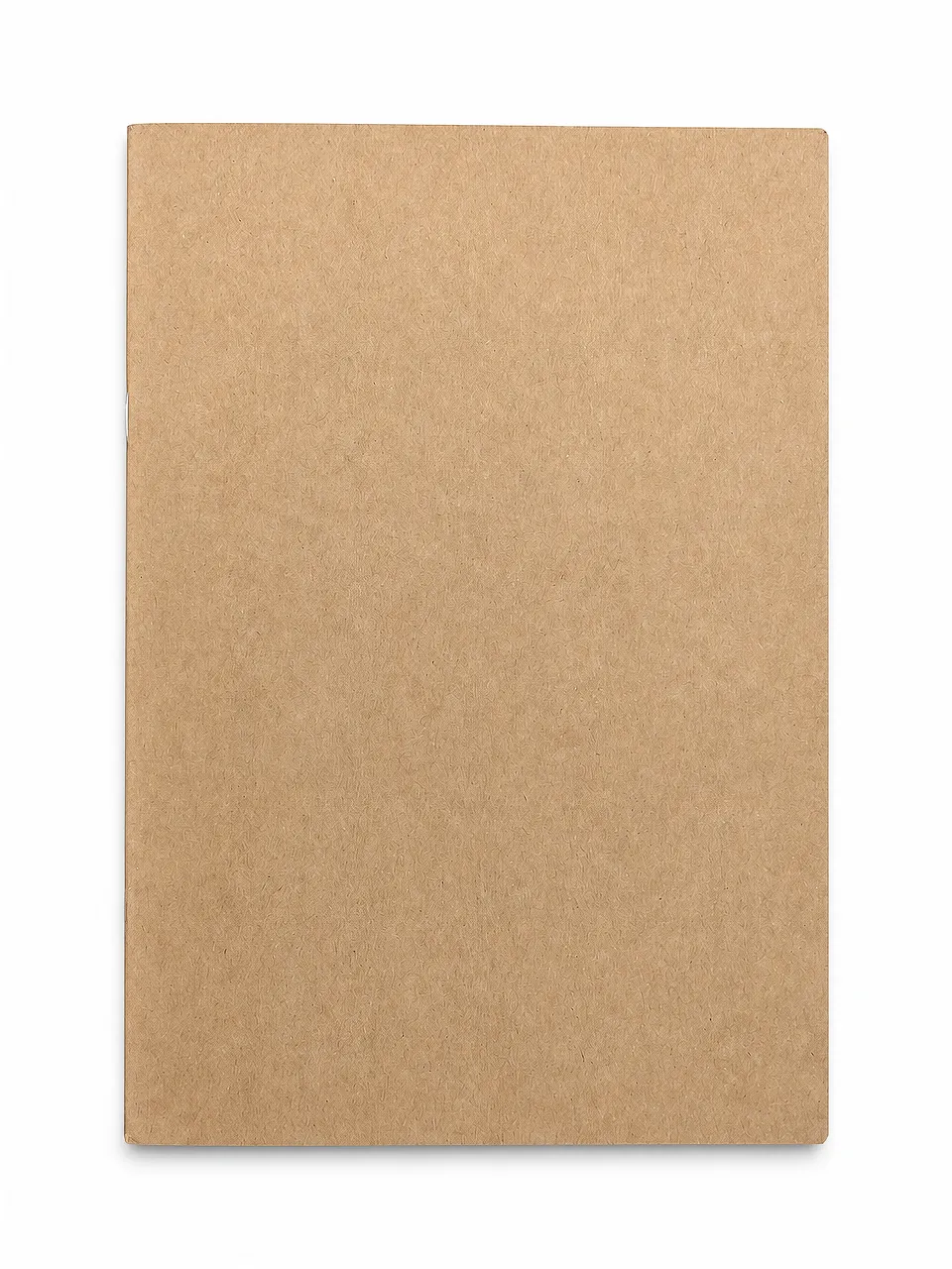 Plain Kraft Slim Notebook Cover Base — notebook sample reference