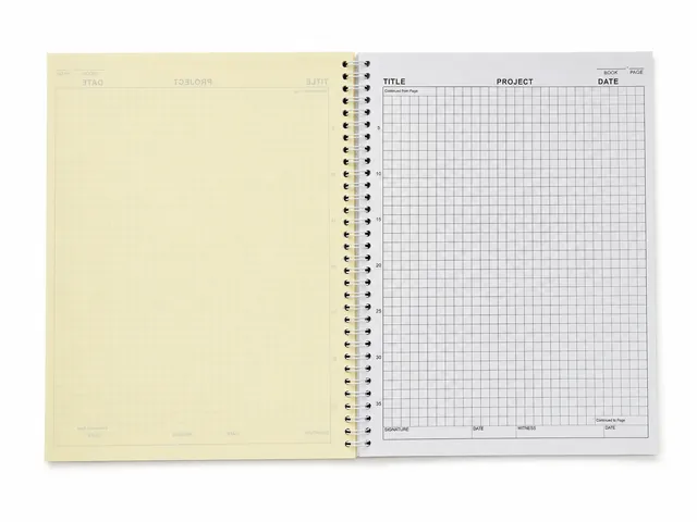 Lab Notebook Spiral Workbook with Structured Grid Pages, Case 37