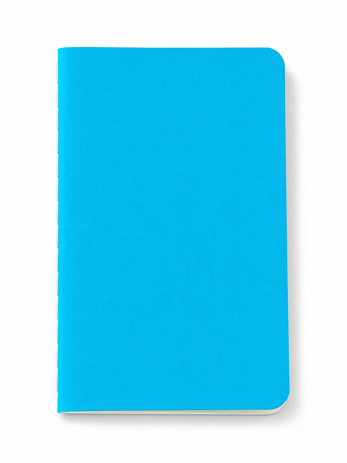 Case 01 blue stitch-bound notebook