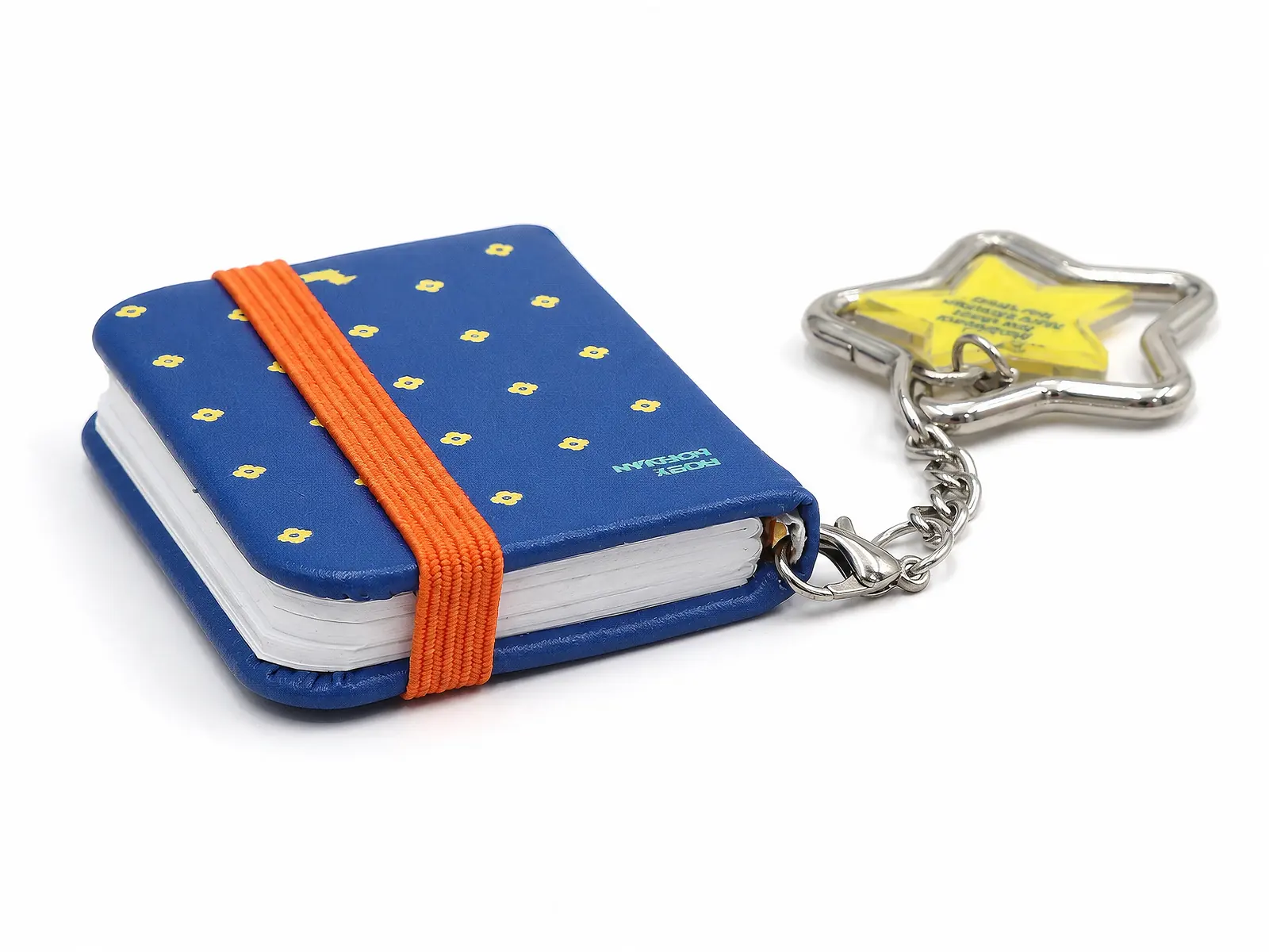 Mini keychain notebook sample