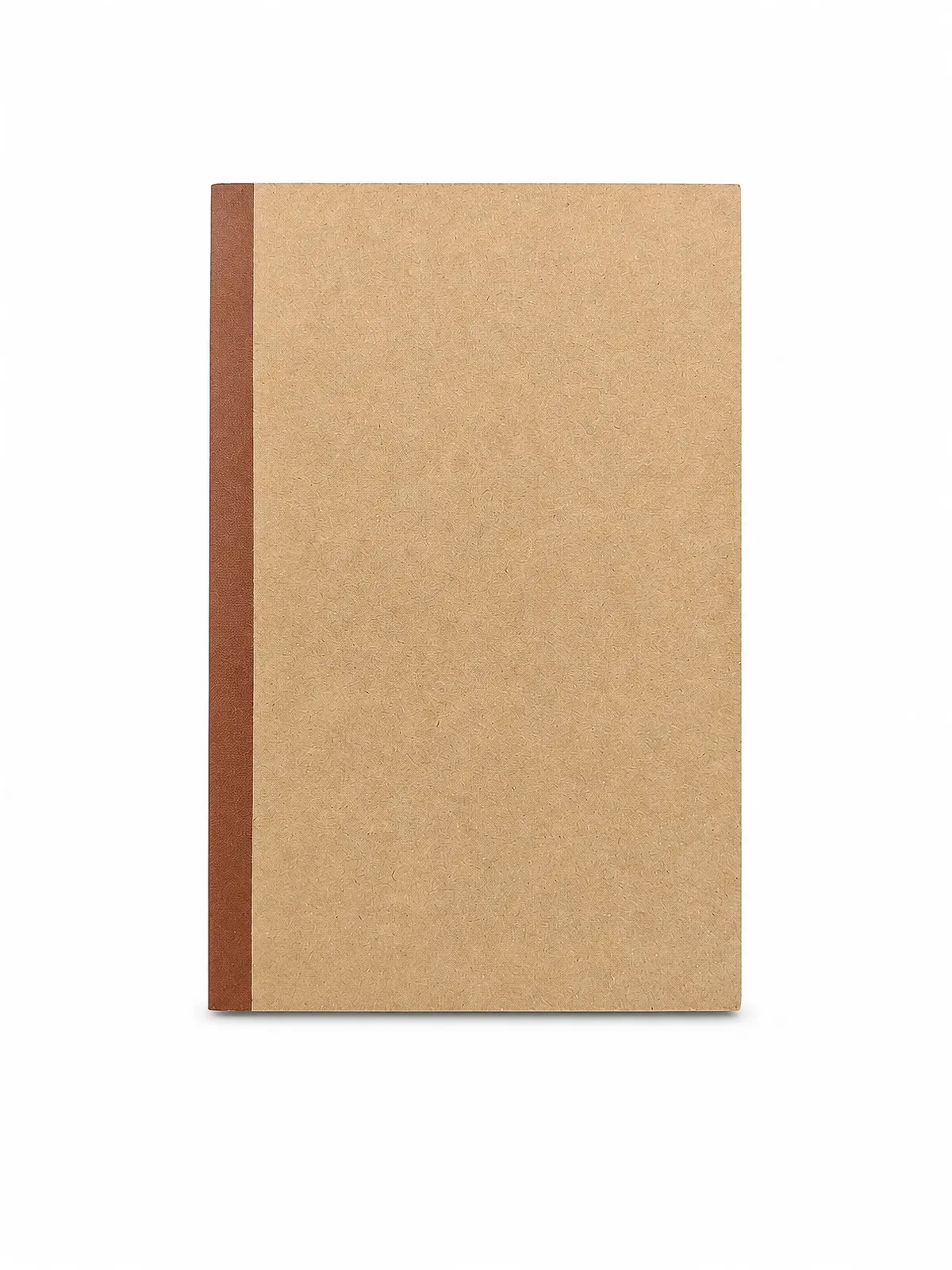 Kraft Paper Minimal Softcover Notebook front view
