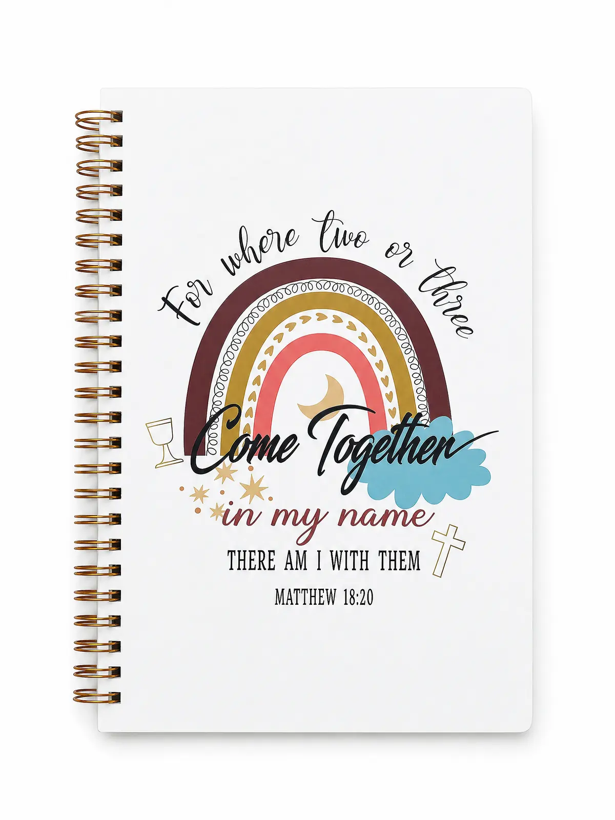 Case 23 rainbow spiral notebook