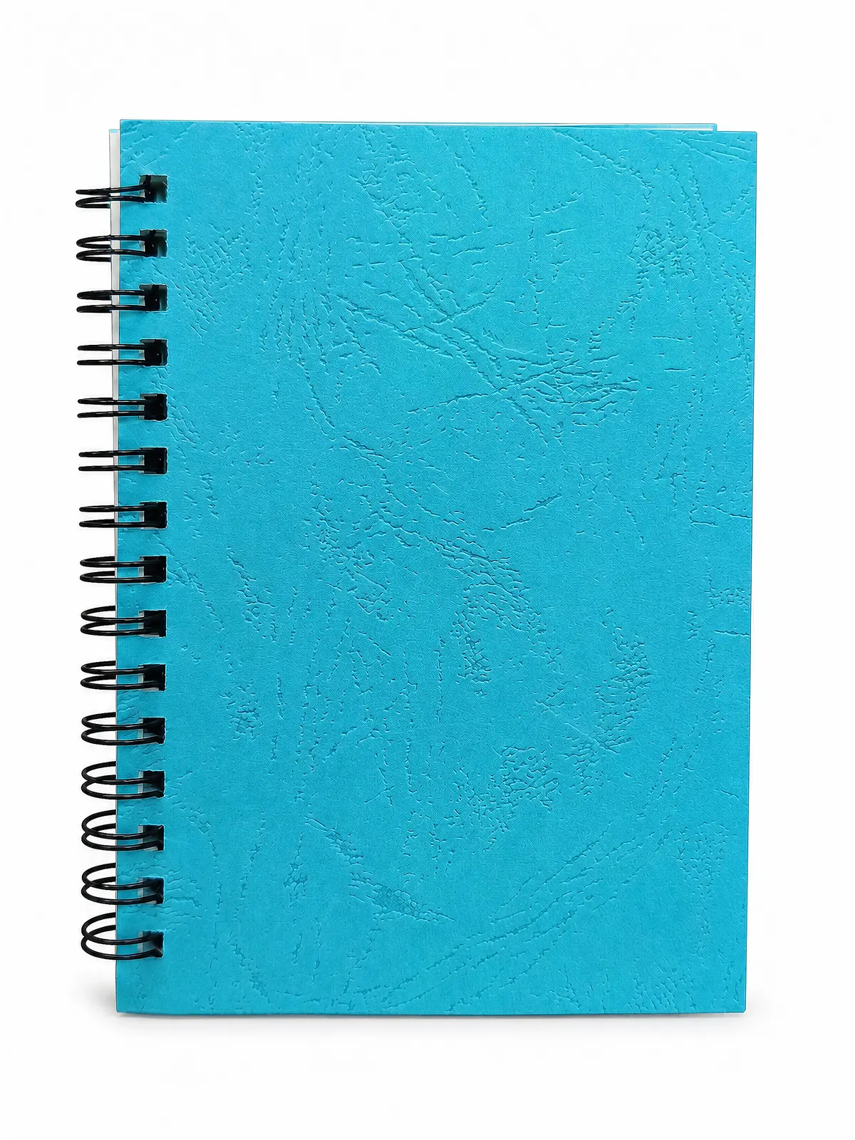 Turquoise Side-Spiral Notebook front view